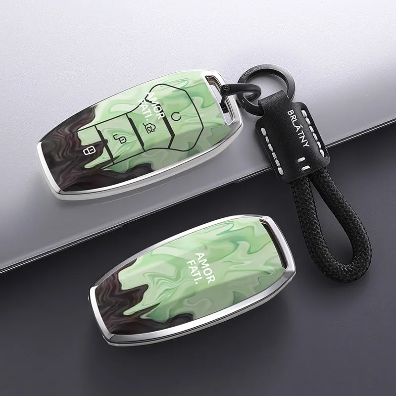 

For Car Key Fob Cover Case for BYD Han EV, Qin Pro, Song PLUS, Tang, Dolphin, Seagull, Destroyer 05, Frigate 07