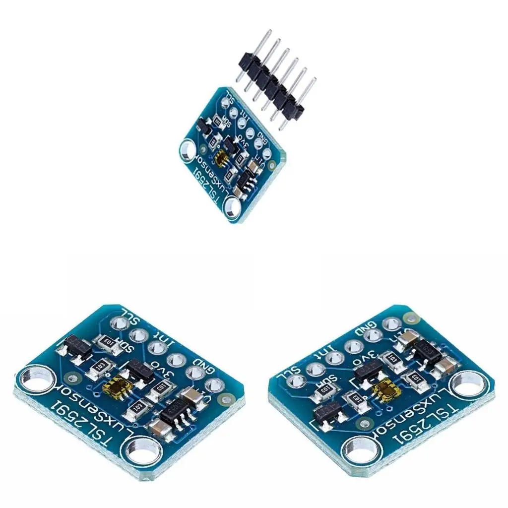 

R53C TSL2591 High Dynamic Ranges 3.3V-5V Development Module Full Spectrum Detect Digital Board Electronic Module