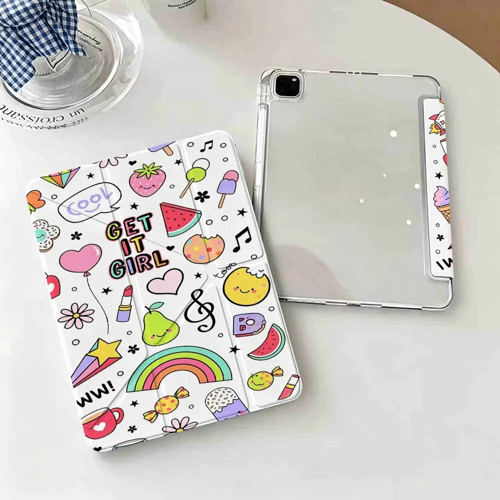 Trending Girl Power For IPad Mini Air Pro 13 12.9 11 10.9 10.5 10.2 9.7 8.3 7.9 inch 5 6 7 8 th Pen Slot Tablet Case