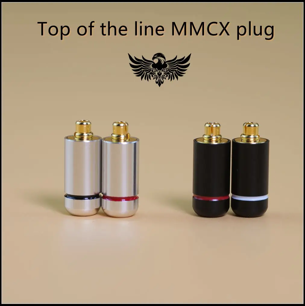 Top of the line MMCX headphone plug, high-precision MMCX plug Eagle logo CEMA certification