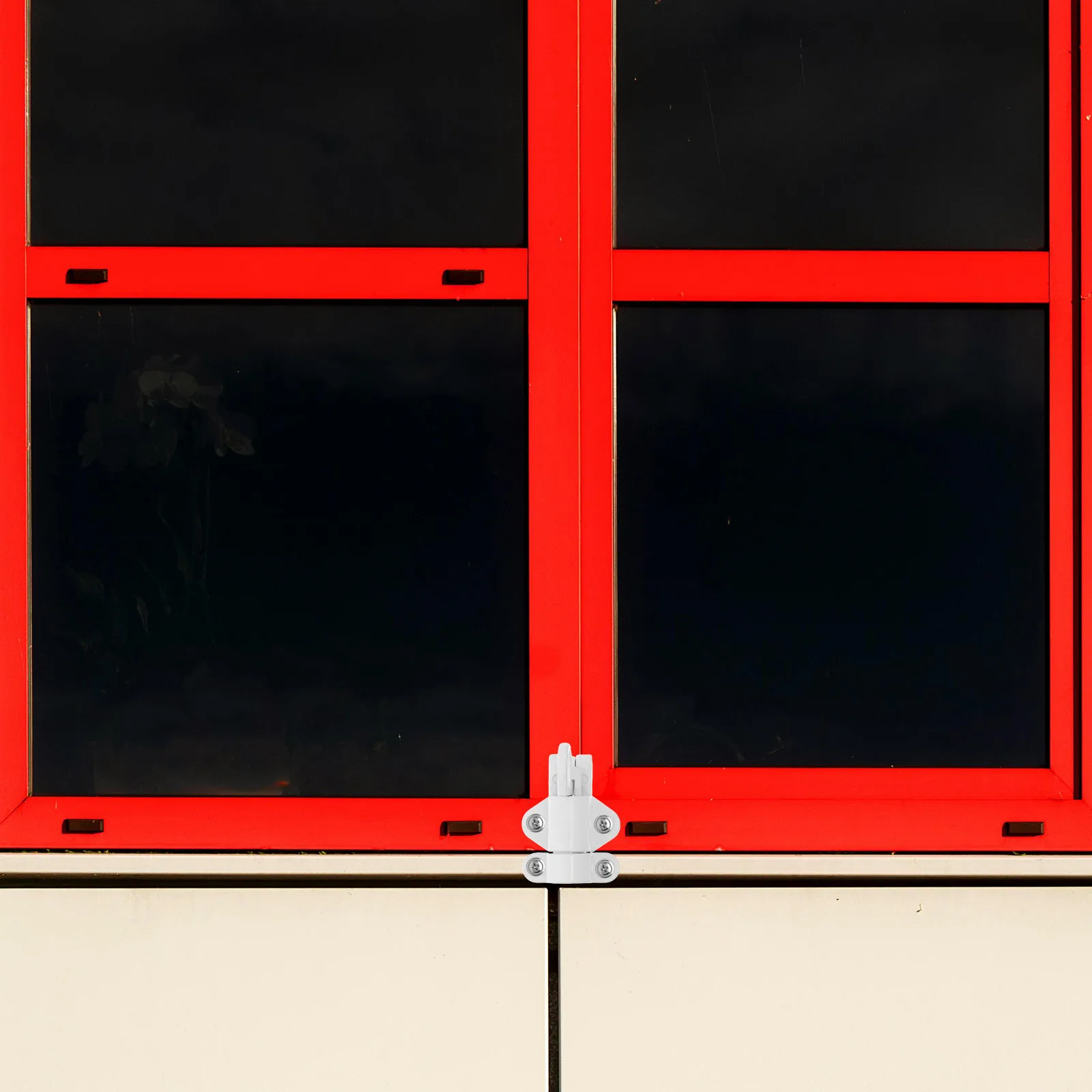 

1Pair Aluminum Alloy Self-Locking Door Window Latch Easy Install Spring Bolt Safety Lock for for Doors