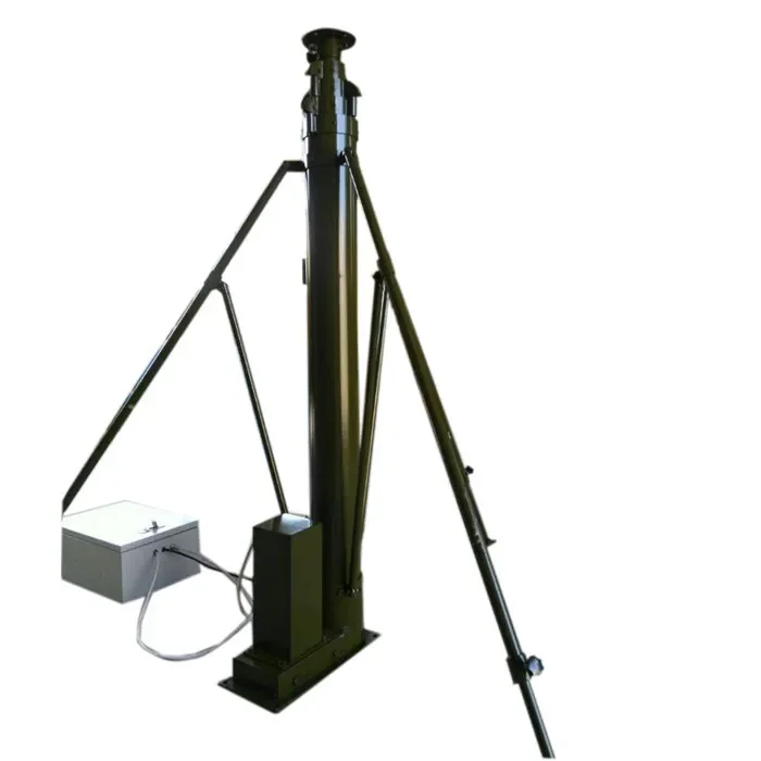 15M mobile tower rugged and reliable extended deployment manual telescopic tripod mast tower