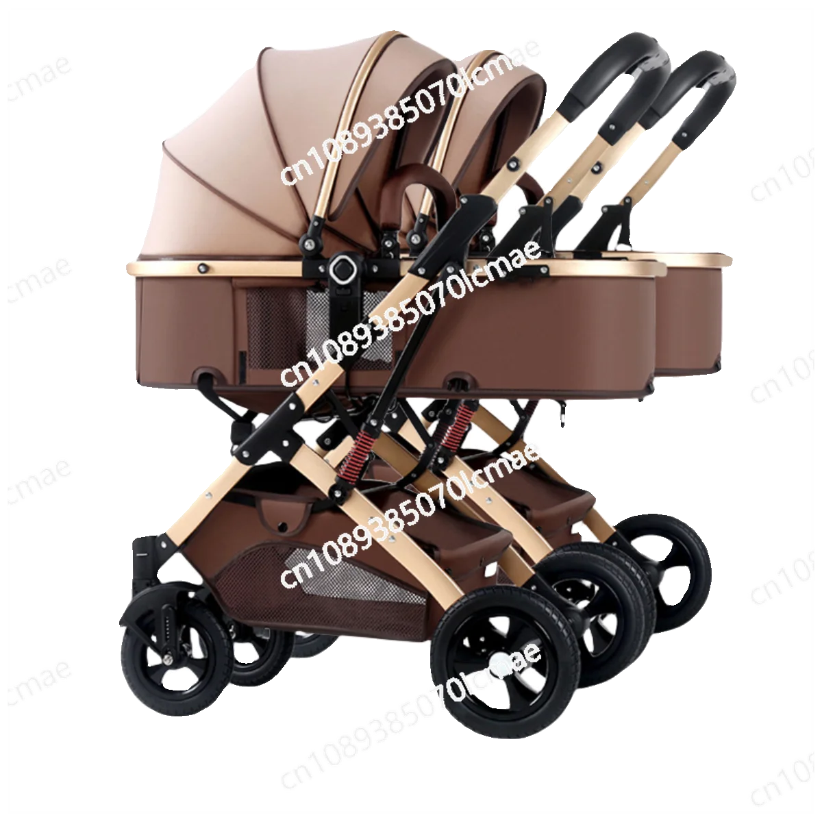 Baby Stroller with High Landscape, Lightweight, Sitting and Lying Down, Foldable Shock Absorber, Bi-directional