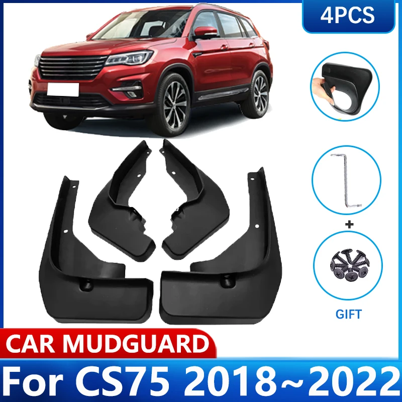 

Car Mud Flaps For Changan CS75 Accessories 2018 2019 2020 2021 2022 Front MudFlaps Fender Anti-scratch Mud Guard Splash Mudguard