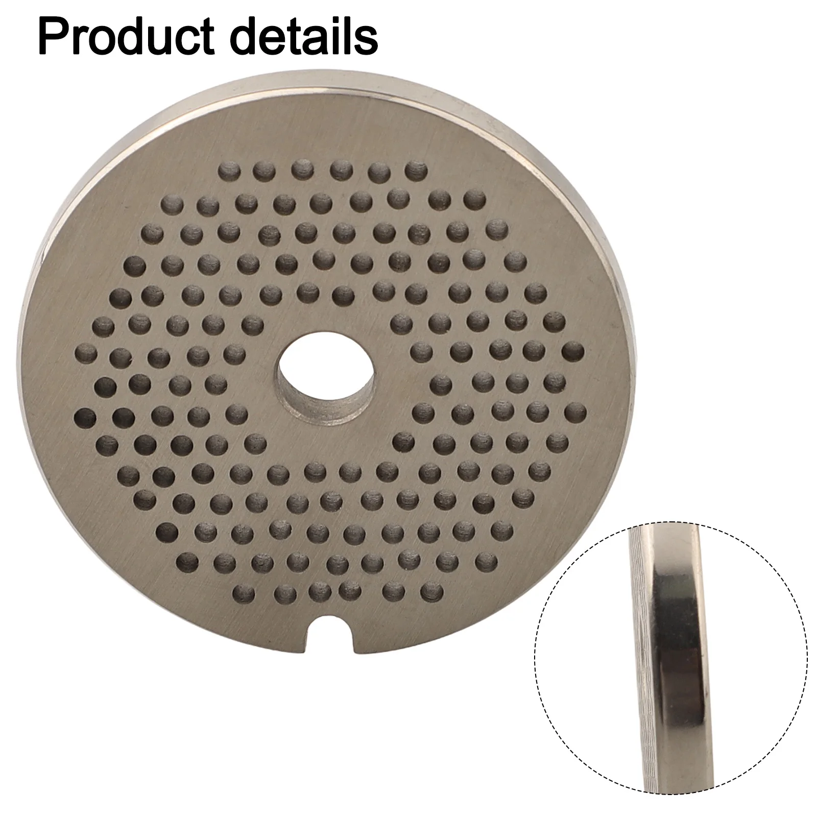 1Pc Meat Grinder Plate Blade 5.35cm Plate 12-type Sausage Stuffing Parts Blade Net Stainless Steel Meat Grate Blade 2mm Hole