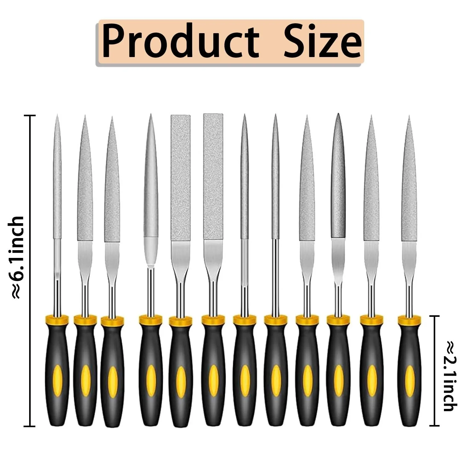25pcs Deburring Tool for 3D Printer 11 Burr Removing Blades 12 Needle File Micro Wire Cutter and Wire Brush for 3D Print Models