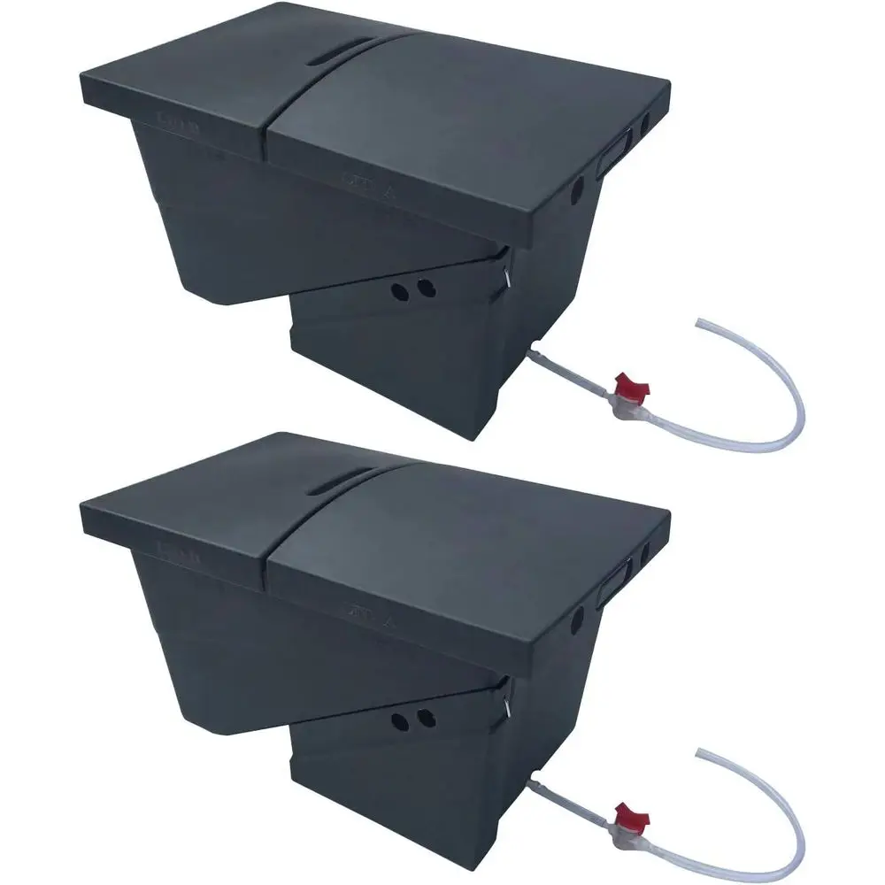 Efficient Dual-Bin Composter: Transform Kitchen Scraps into Nutrient-Rich Soil for High-Protein Animal Feed