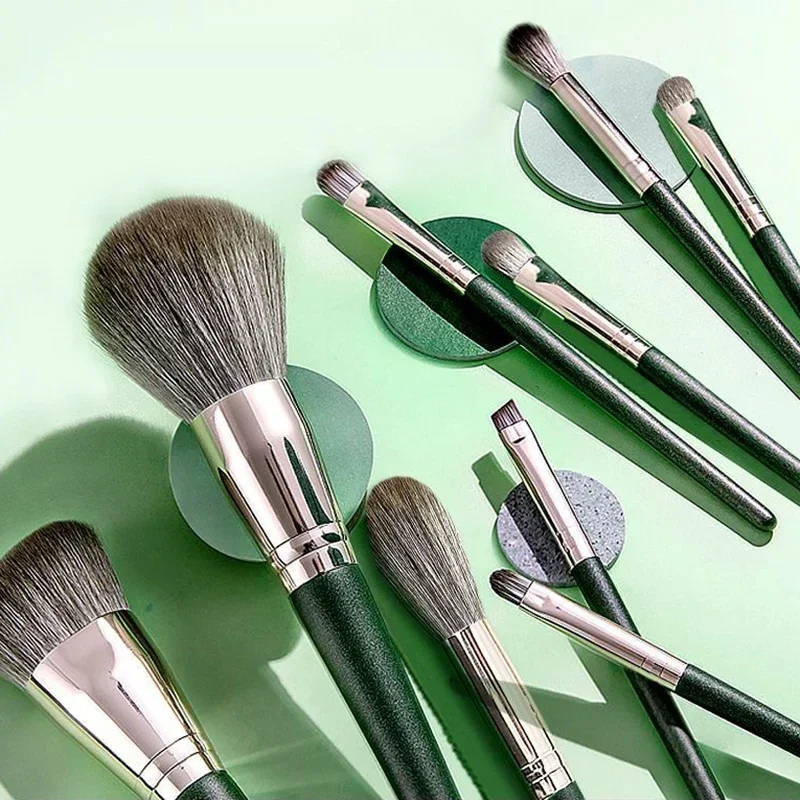 14-delige make-upborstels Set Grote pluizige zachte oogschaduw Foundationborstels Professionele poederblush Blending Beauty Make Up Tools