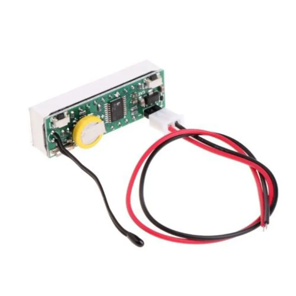 Modification Mini Voltmeter Car Electric Clock Thermometer LED Display Digital Timer