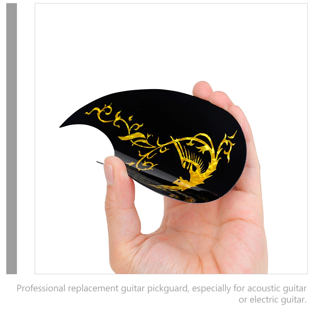 

10 Pcs Guitar Pickguard Acoustic Replacement Parts Scratch Plate Folk Protector Proof