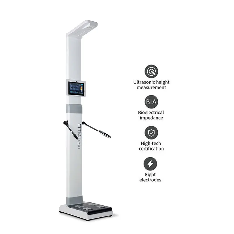 Factory Best Smart Weighing Machines Ultrasonic Height Meter Sales Body Composition Analysis Machine for Gym