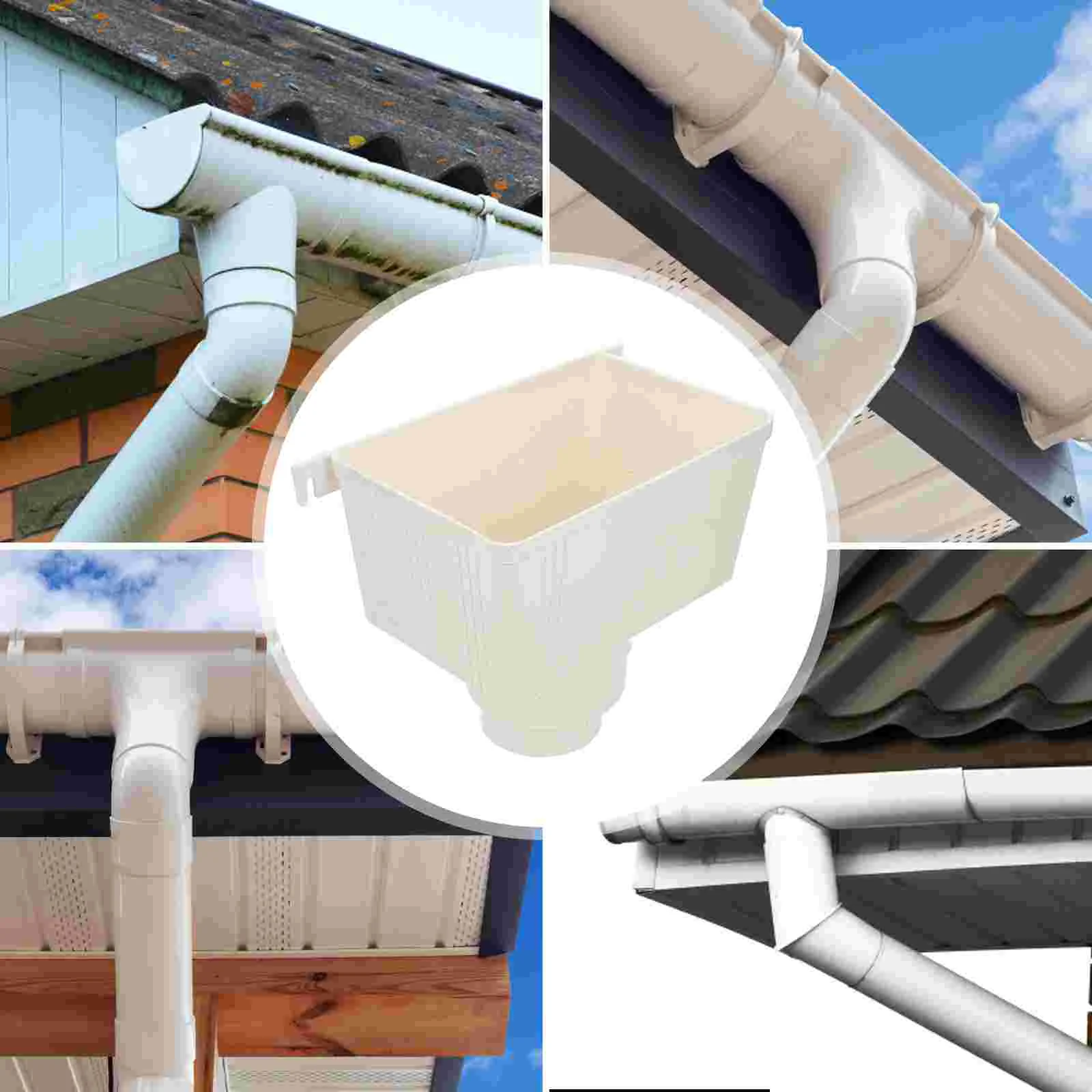 Funnel Drain Pipe Air Filter Universal Gutter for Downspout Water Rainwater Hose