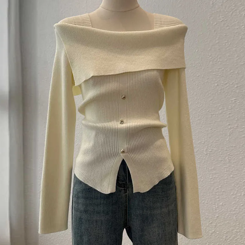 

Вязаный свитер, женские пуловеры, новый черный вязаный свитер с длинным рукавом и вырезом на шее, пуловер, женские топы, свитера Sueters De Mujer Q978