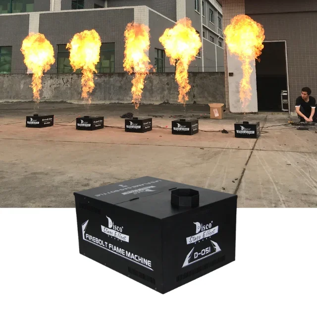 DMX 200W DJ flame machine fire spray stage show effect