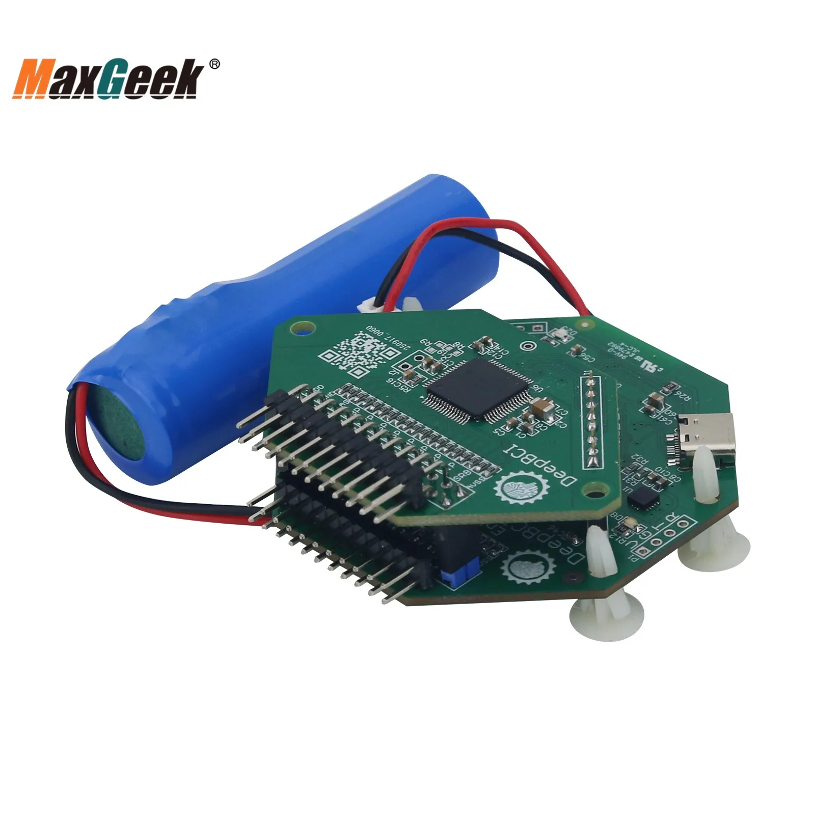 Maxgeek DeepBCI 8-Channel Brain Computer Interface Bioelectric Acquisition Board Enhanced OpenBCI Development Board