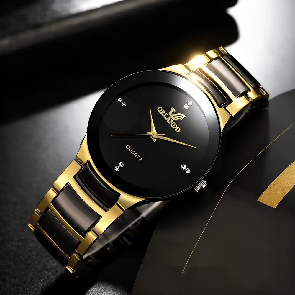 Fashionable men's and women's quartz watches, fashionable business men's and women's couple watches, Christmas, Halloween gifts