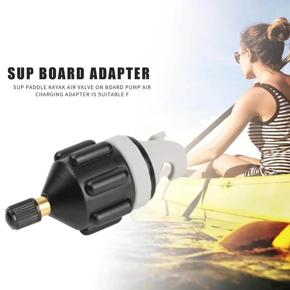 Air Valve Adapter Kayak Rowing Boat Inflatable Pump Tender Compressor Board Dustproof Converter Tire Raft SUP Wear-resistan K5E5