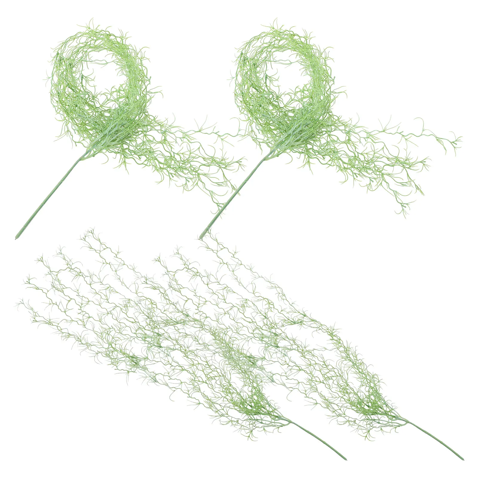 

4pcs Artificial Moss For Crafts Hanging Fake Plants Indoor Wall Decor Faux Decoration Wedding Home Garden Scene