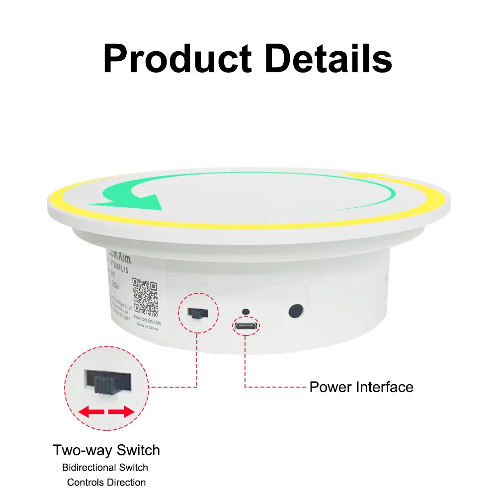 NT300FL Fixed-Speed Rotating Display Stand