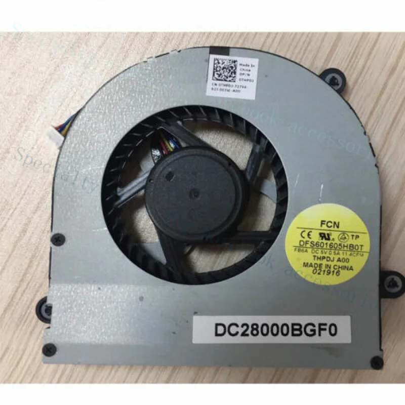 

A++ THPDJ DC28000BGF0 FB6A Cooling Fan For Dell Alienware M17X R3 R4 R5