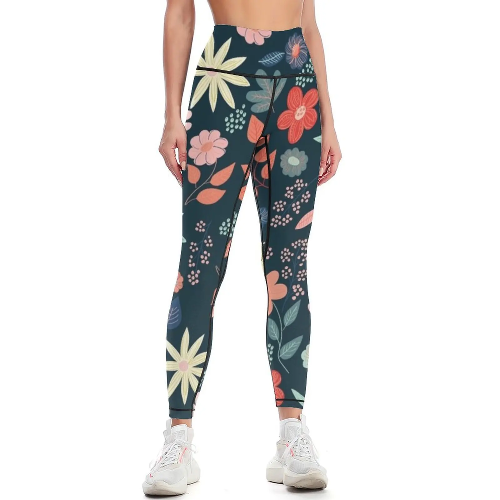 

Night Garden Leggings Women's push up sportswear gym Legging sexy woman Women's fitness Womens Leggings