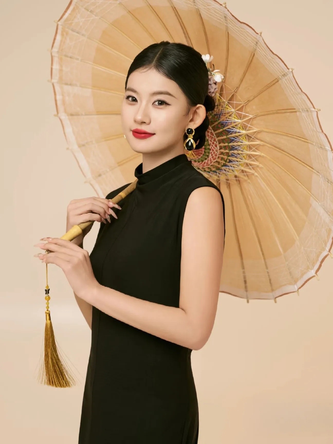 

Ele Bla Portrait Photoaphy Costume New Chinese Sle National Trend High-End Feel Studio Photo oot Traditional Costume