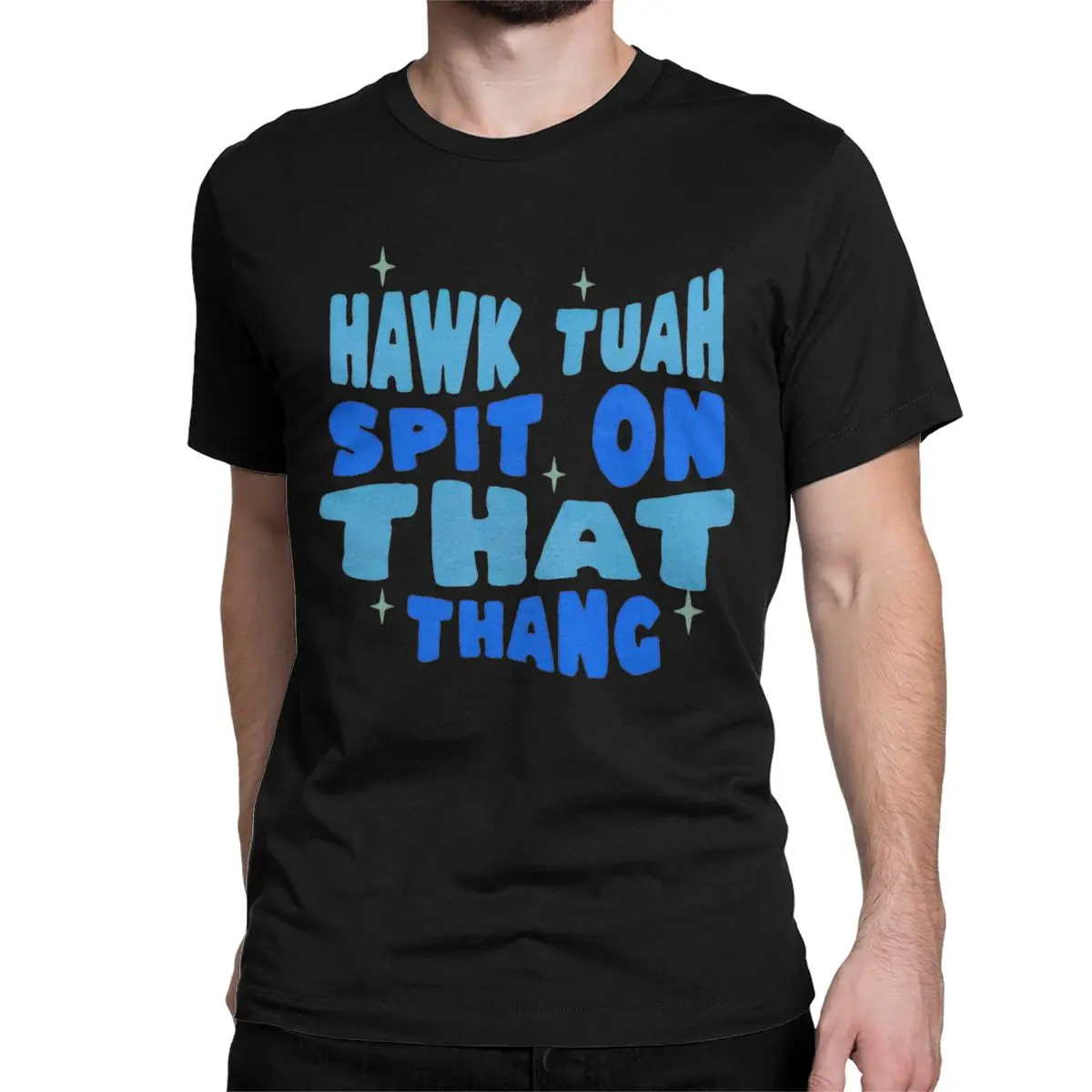 Men Women's Hawk Tuah 24 Spit On That Thing T Shirts Funny Pop Meme Pure Cotton Vintage Short Sleeve Crewneck Tees Adult T-Shirt