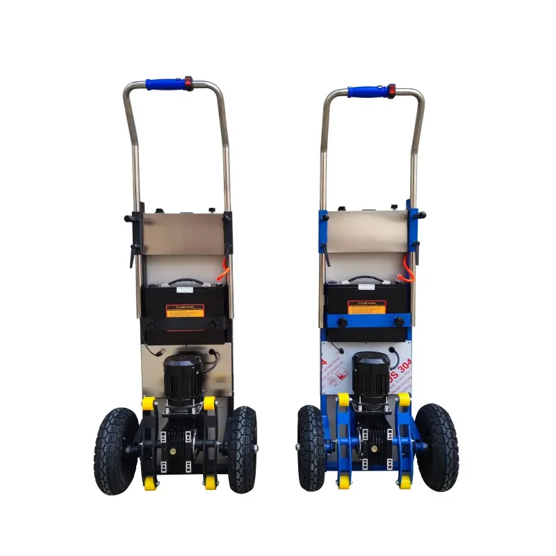 Lithium Battery Powered Electric Hand Truck Trolley Stair Climber Dolly Cart Small  Electric Stair Climber Machine
