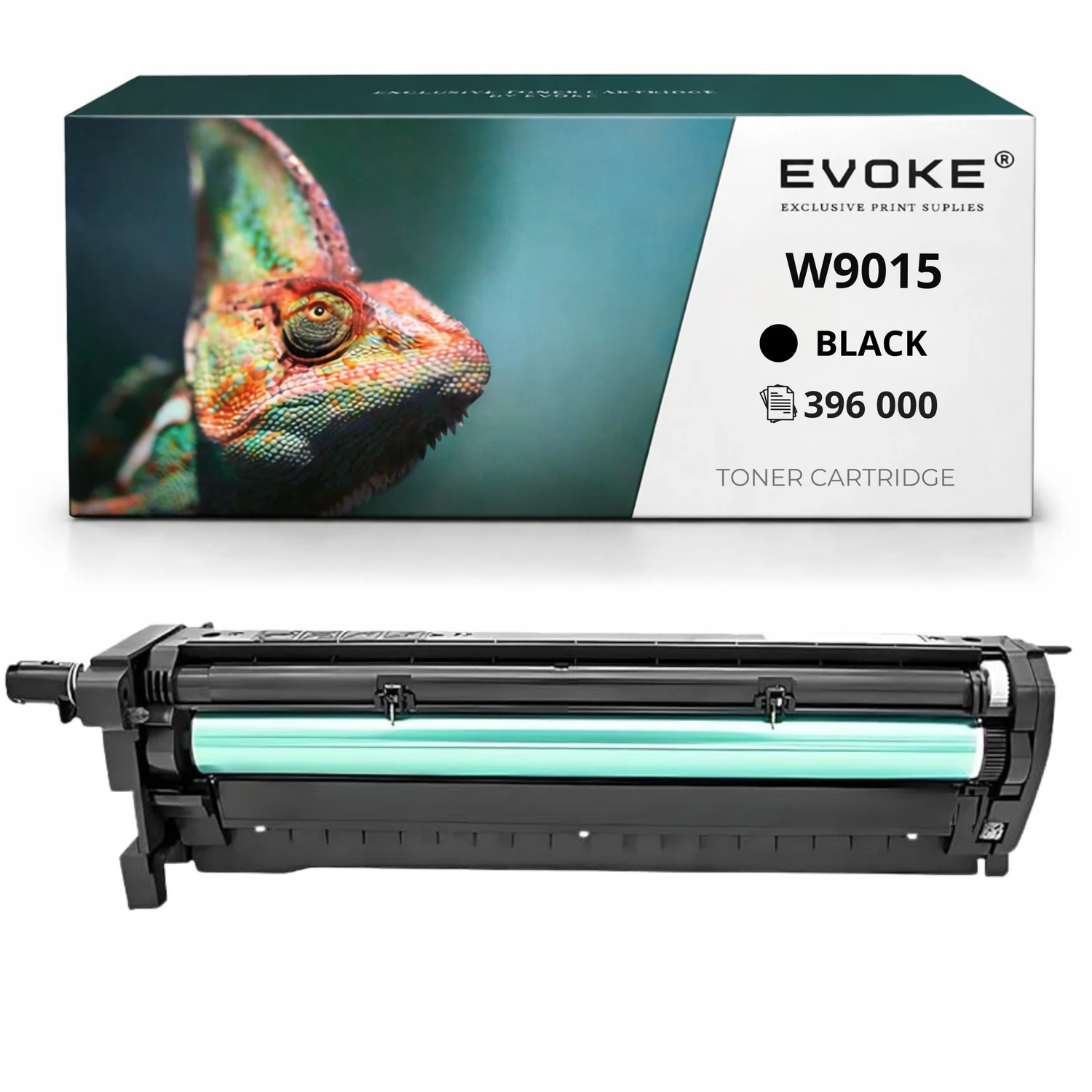 Evoke Compatibele Trommel voor Hp W9015 W-9015 Zwart 396000 Pagina's E82540Z E82550Z E82560Z