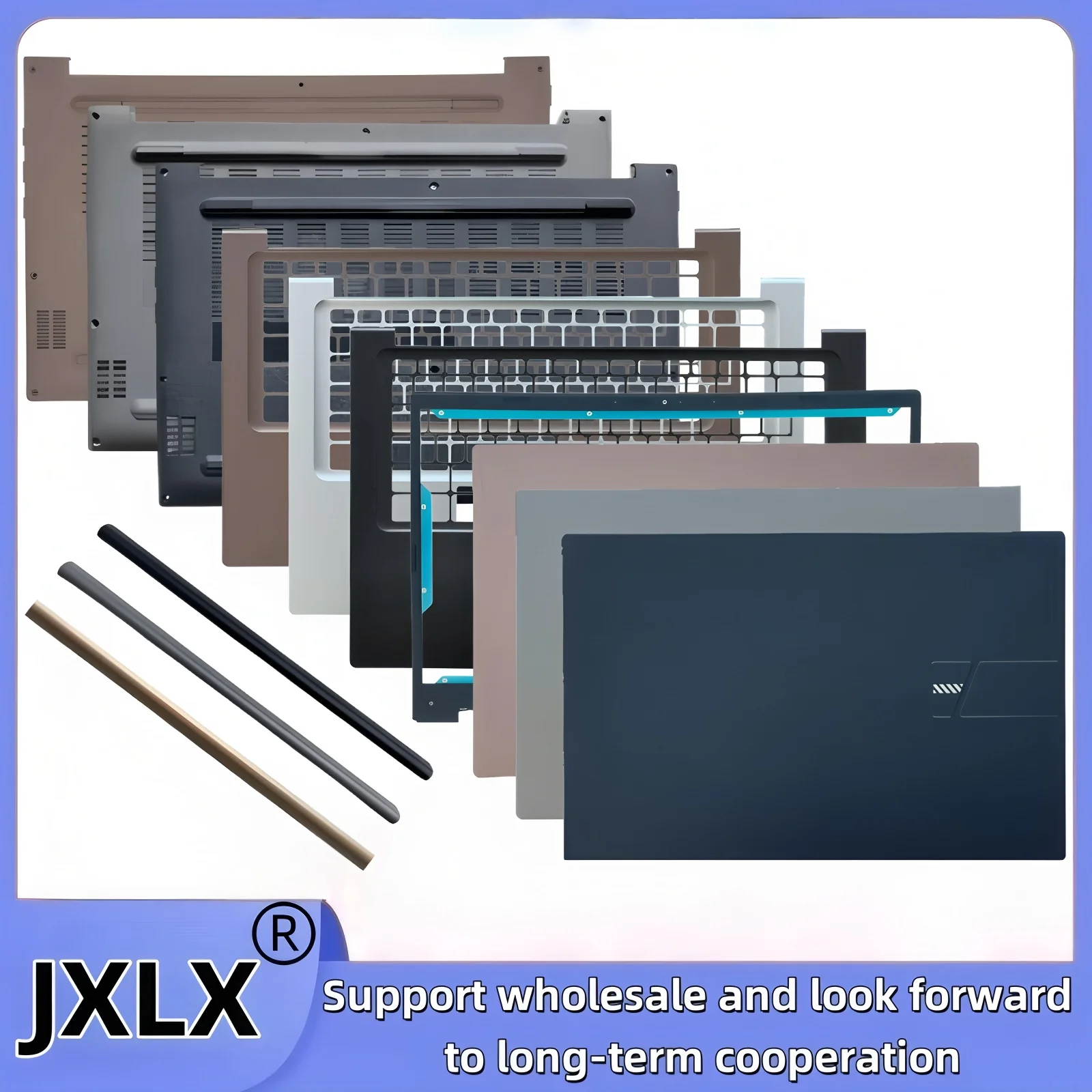 JXLX® New For Asus Vivobook 14 X1404 X1404Z F1404Z X1404V Laptop LCD Back Cover Top Case/LCD Bezel/Palmrest Cover/Bottom Base