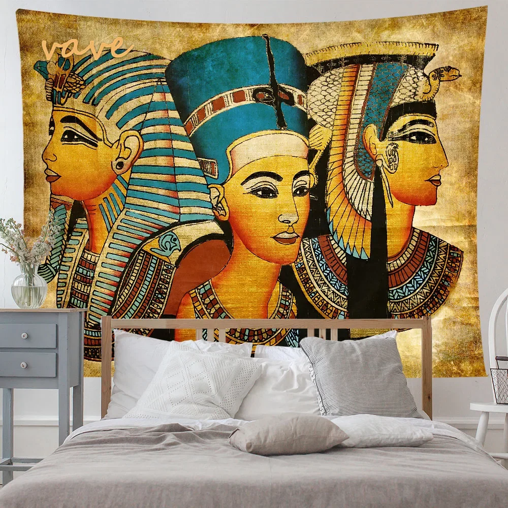 Egypt Indian Mandala Tapestry Wall Hanging Bohemian Hippie Room Decor Large Fabric Tapestry Aesthetic Dorm Home Decoration