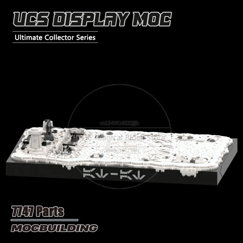 UCS Display MOC Building Blocks Diorama Set Assault on Hoth Model DIY Assembly Technology Bricks Architecture Xmas Toys Gifts