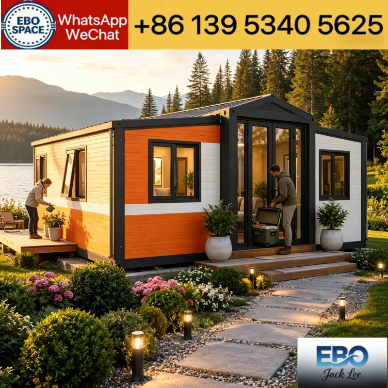 Factory Wholesale Foldable Prefab Container House Quick Assembly Portable Modular Building For Office Camp Dormitory