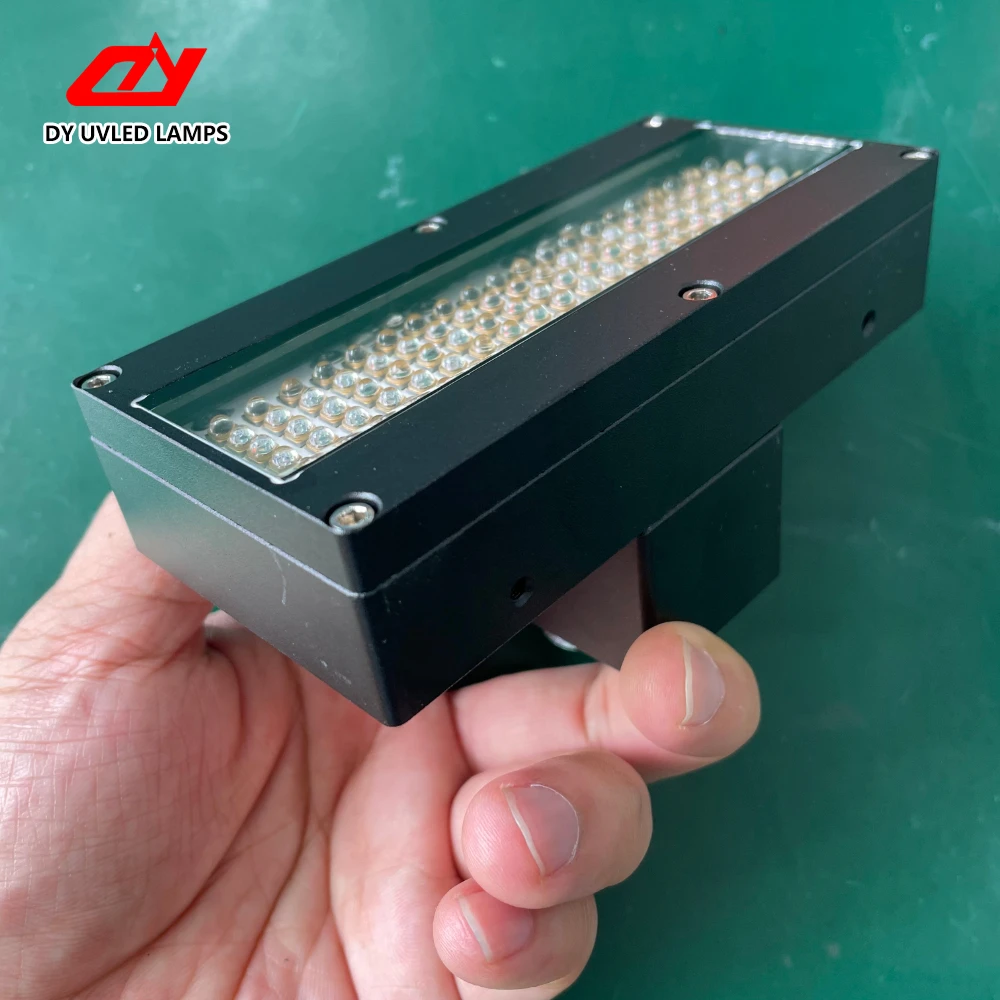 Lampa utwardzająca UVLED do drukarki płaskiej Lampa UV do drukarki internetowej Napięcie 24 V, 48 V, 72 V Uniwersalna lampa utwardzająca 1204040
