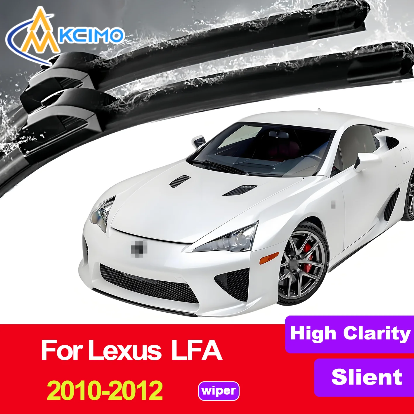

2PCS HD Car Windscreen Wipers for Lexus LFA LFA10 2010-2012 Front Windshield Auto Wipers Blade Accessories 2012 2011 2010 year