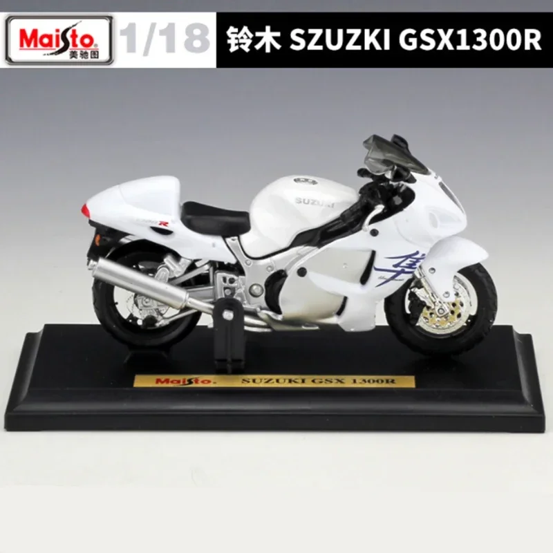 

Maisto 1:18 SUZUKI Hayabusa GSX-1300R Alloy Motorcycle Model Diecast Metal Toy Street Motorcycle Model Collection Childrens Gift