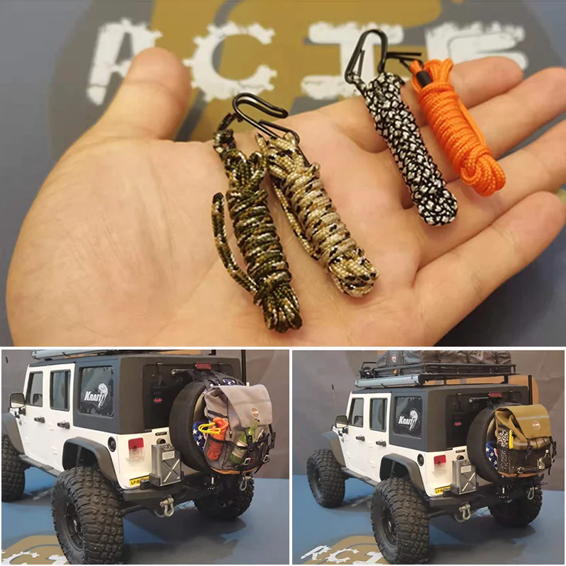 Réplica de modelos RC, correa de amarre, decoración, piezas de humor para coche trepador de control remoto 1/10 Traxxas TRX4 AXIAL SCX10 RC4WD D90,