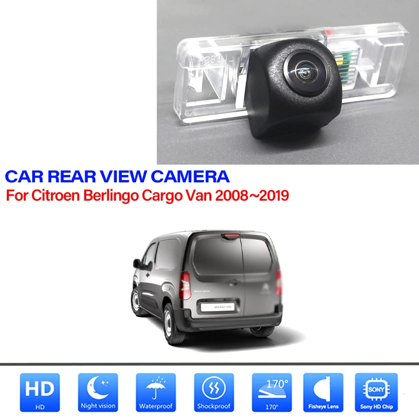 Rear camera For Citroen Berlingo Cargo Van 2008~2018 2019 Night Vision Waterproof Reversing Parking camera high quality RCA