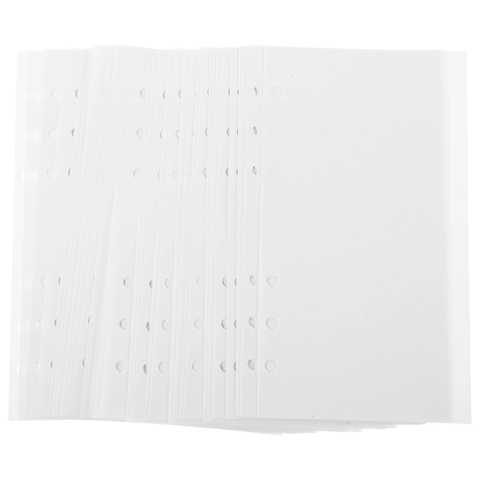 A6 6-Ring Collecting Binder Insert Sheets Double-Sided Reusable Release Paper Pages For Sticker Album Blank Refill