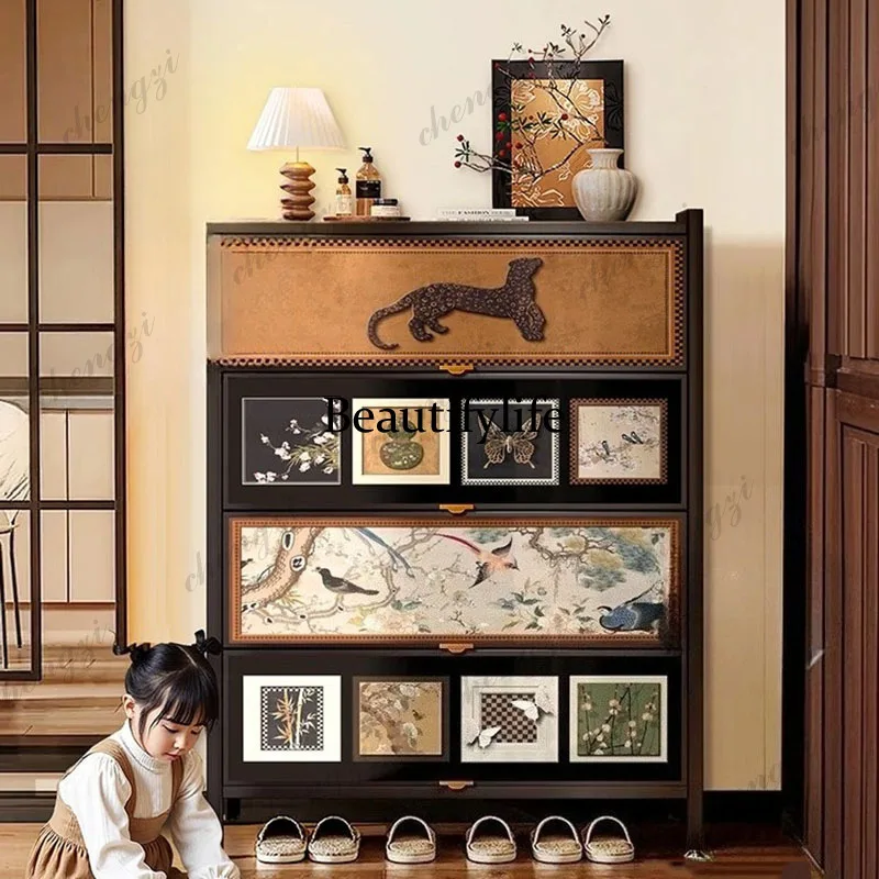 Cabinets Display Shelf Shoe Rack Entryway Organizer Luxury Closed Room Shoe Rack Slim Space Saving Entrance Home Furniture