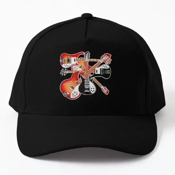 Rickenbacker Guitar Celebration Boné de beisebol abstrato Chapéu Czapka Primavera     Casquette Bonnet Outdoor Mens Impresso Casual Hip Hop