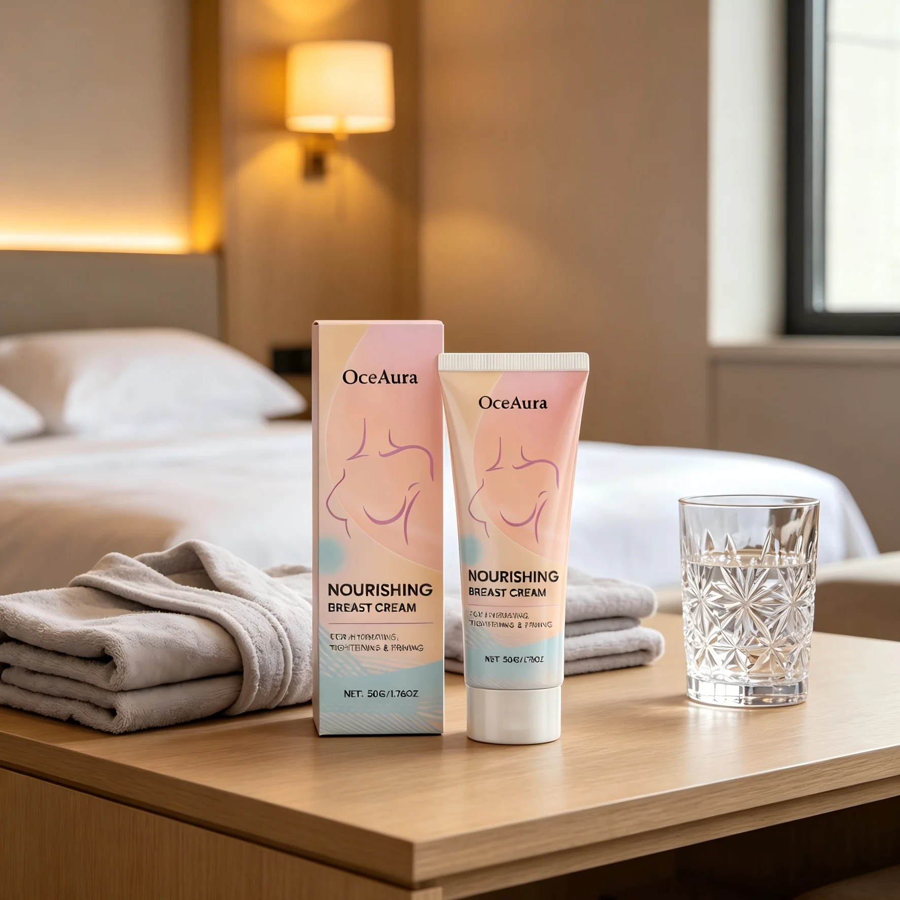 OceAura Breast Enhancement Cream Firm Skin Tightening Deep Hydration Smooth Skin Elasticity Increased Breast Growth Cream 50g