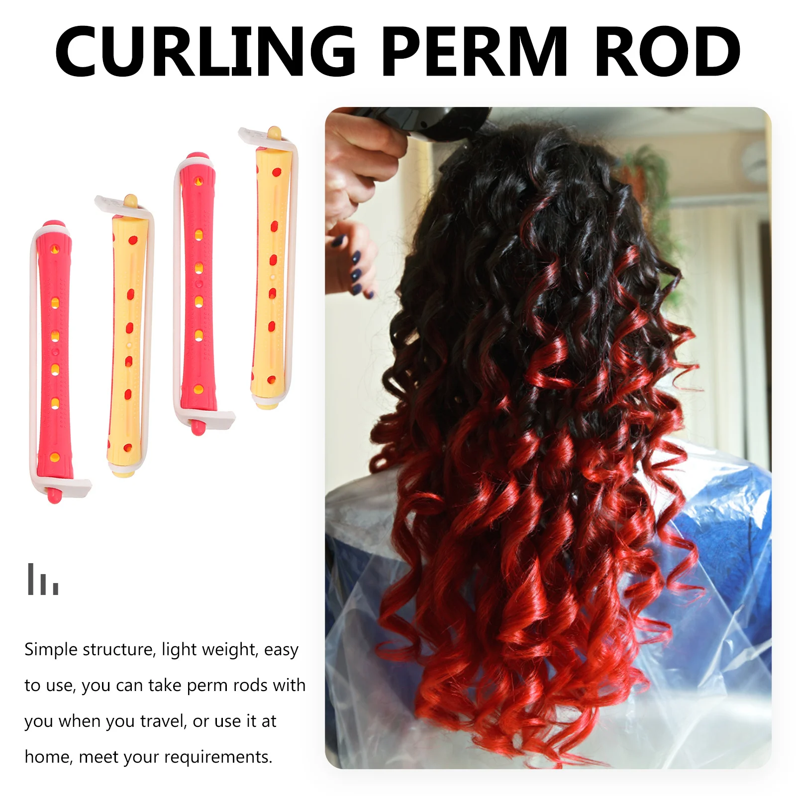12 stücke Dauerwelle Für Frauen Curling Rollen Tragbare Lockenwickler Leichte Keine Wärme Styling Werkzeuge Für Langes Kurzes Haar