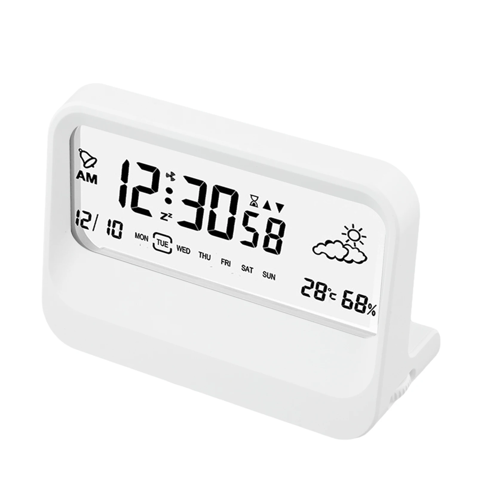For Home Customizable Alarm Temperature Display 14x5.4x10.2cm Customizable Alarm Settings Device Current Meter