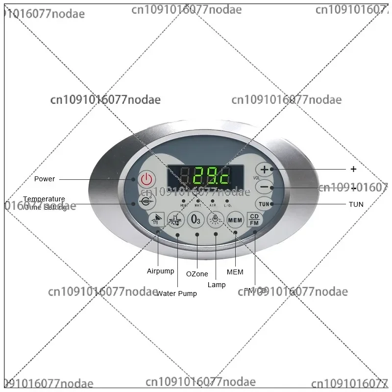 KL-817 Bathtub Control Box Massage Bathtub Spa Control Panel & Whirlpool Hot Tub Computer Controller Board System for Bathroom