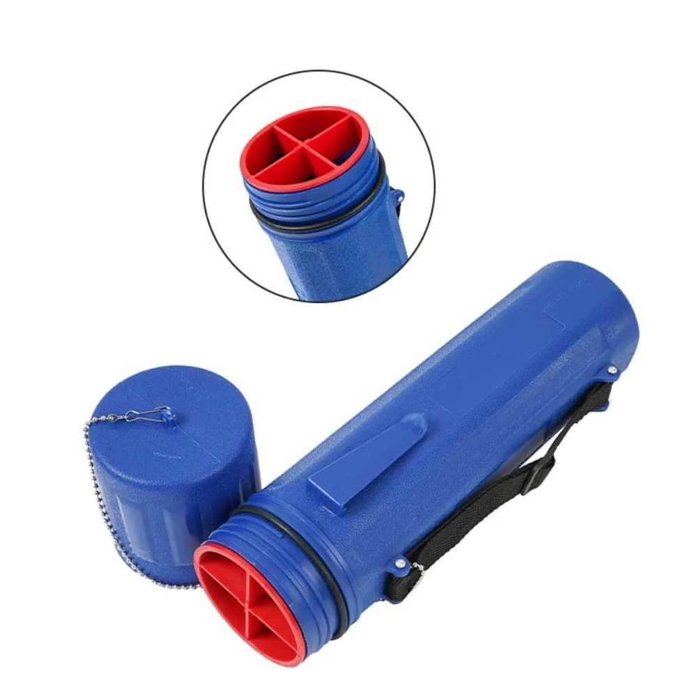 Heavy-Duty Welding Electrode Storage Tube Leash-Lid with Adjustable Shoulder Strap Moisture-Proof Welding Rod Container Portable