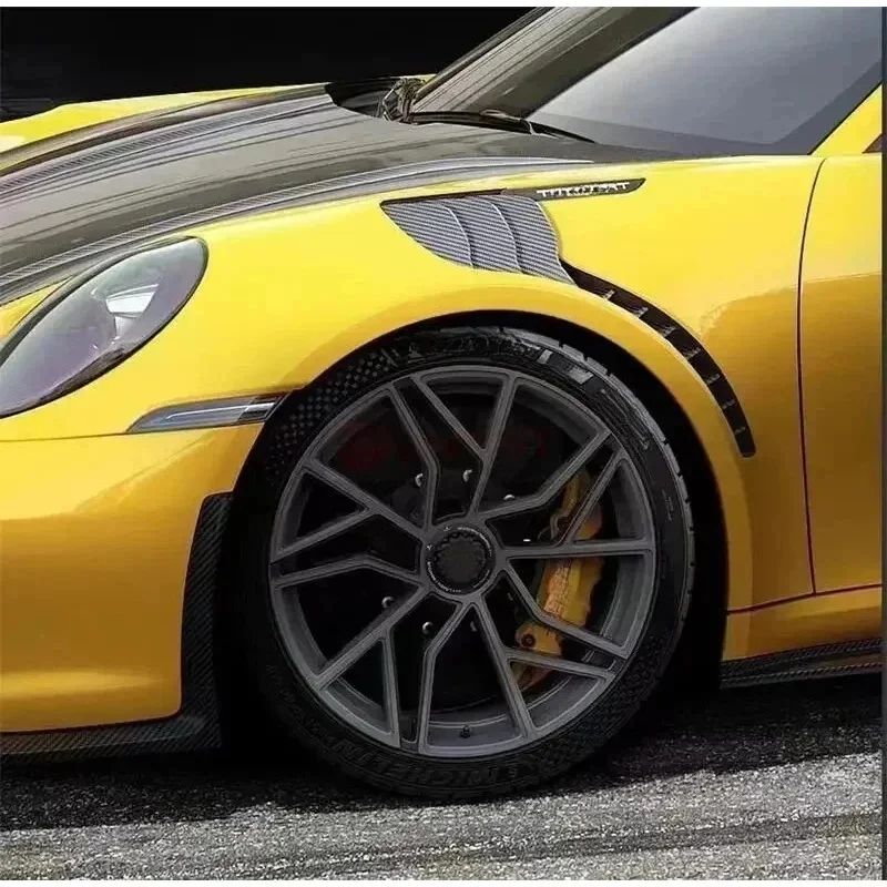 GT3rs style dry carbon fiber peorated leaf plate for  911 (992) 2018-2022