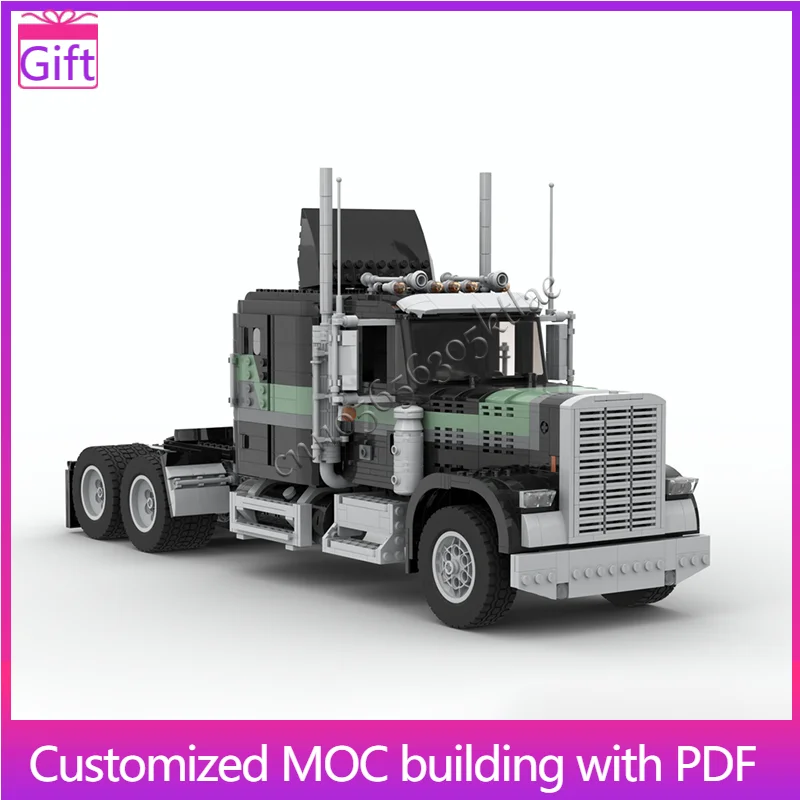 

2616 Parts High Tech City Engineering Heavy Duty Truck Tractor Model Building Blocks Technology Assembly Bricks Toys Kids Gifts