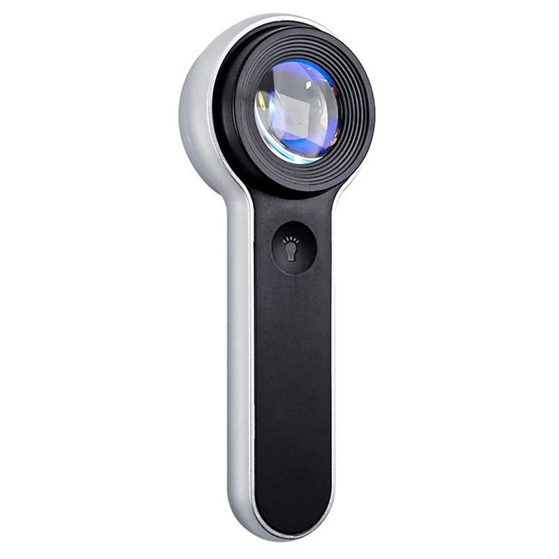 

Портативное увеличительное стекло для ювелирных изделий, 60 раз, HD, USB-зарядка