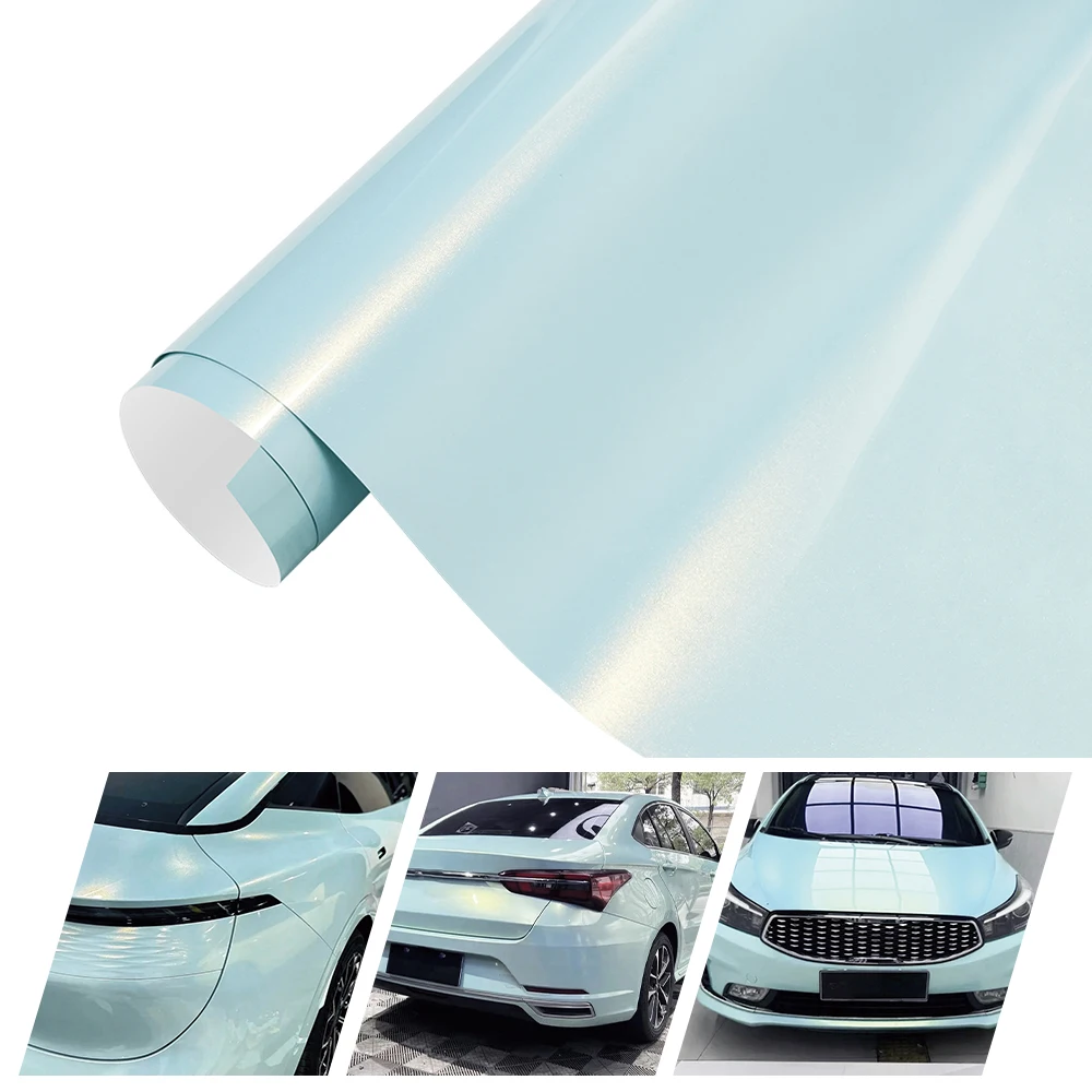 

Super Magic Glacier Blue Car Sticker Vinyl Self Adhesive Protection Waterproof Sticker for Motorcycle Auto Tuning Accessories